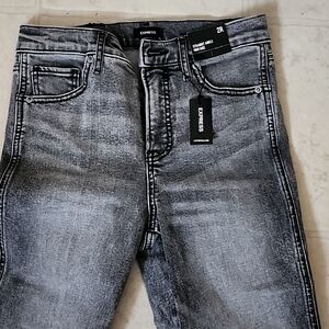 Straight Ankle High Rise Jeand